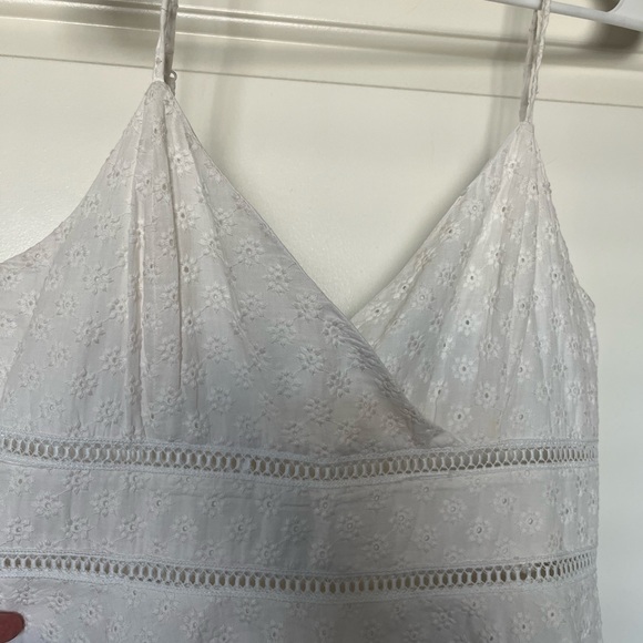 White spaghetti strap minidress, Large. Originally from Marshall’s. - Picture 4 of 4